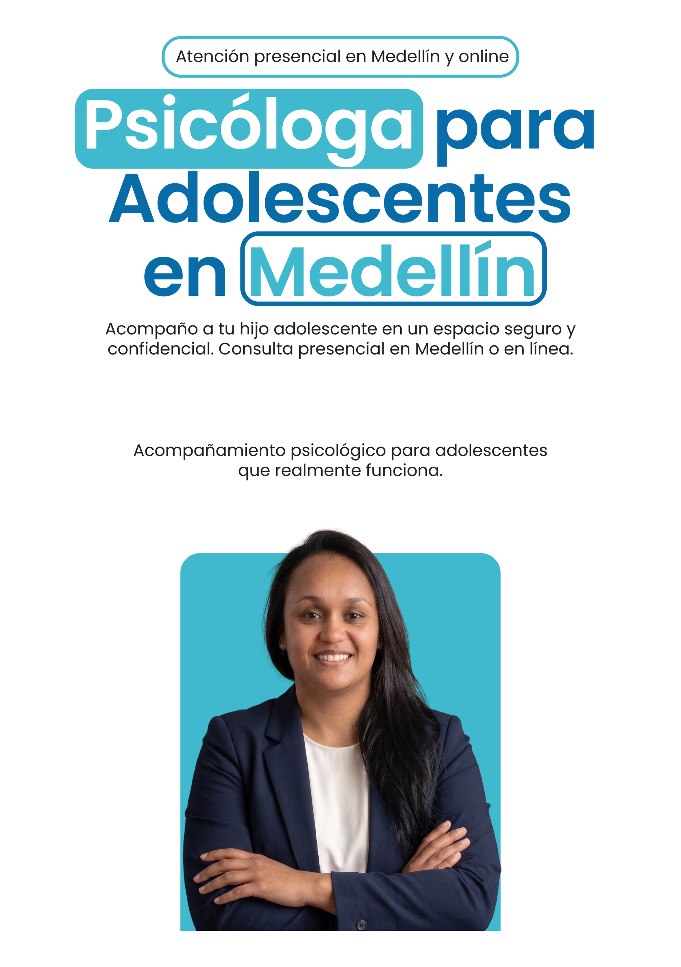 Psicóloga para adolescentes en Medellín