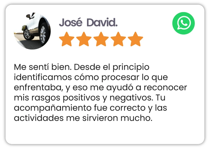 Testimonio de paciente