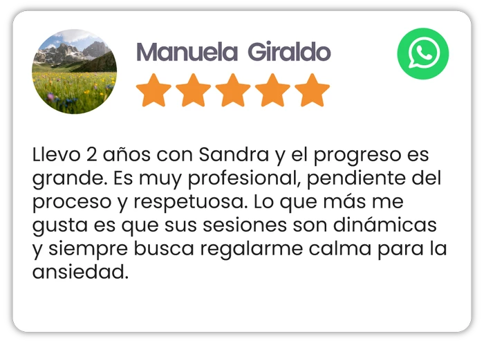 Testimonio de paciente