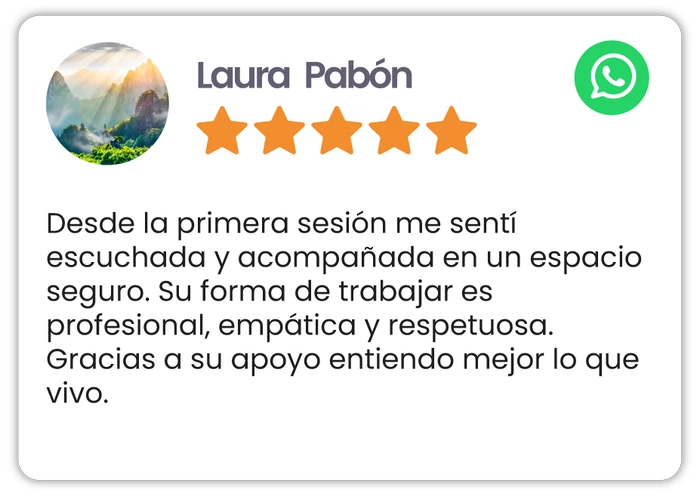 Testimonio de paciente