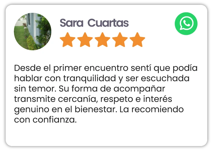 Testimonio de paciente